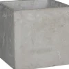 Mica Pflanzgefäß Jimmy 17 cm x 17 cm Hellgrau