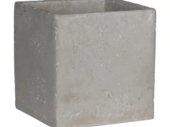 Mica Pflanzgefäß Jimmy 13 cm x 13 cm Hellgrau