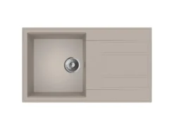 Miló Einbauspüle Granitverbundstoff Luxuria 86 Sand 39 cm Beckenbreite