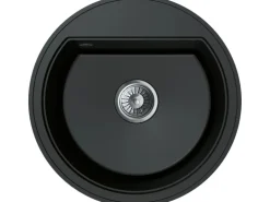 Miló Einbauspüle Granitverbundstoff Olli 51 Schwarz