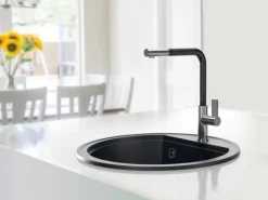 Miló Einbauspüle Granitverbundstoff Olli 51 Graphit