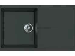 Miló Einbauspüle Granitverbundstoff Adore 86 Lava-Anthrazit