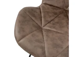 ML-Design Barhocker 4Er Set aus Kunstleder Braun Gepolsterter Drehbar