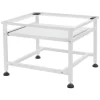 ML-Design Waschmaschinen-Untergestell Ausziehbarer Ablage Weiß 62,5x53,5x45 cm
