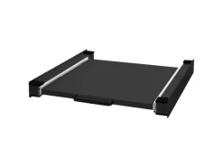 ML-Design Zwischenbaurahmen mit Ausziehplatte aus Stahl 60x60 cm Schwarz