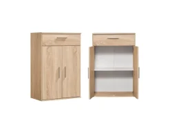 mokebo Midischrank in Braun Der Praktische Mehrzweckschrank oder Aufbewahrungsschrank