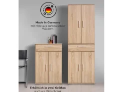 mokebo Schrank in Braun Der Praktische Mehrzweckschrank oder Aufbewahrungsschrank