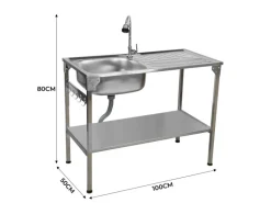 Monstershop Faltbarer Camping Spültisch