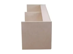 Monstershop Wohnwagen Hängeschrank mit schwarzem Rand 120cm x 35cm x 35cm