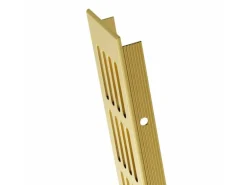 MS Beschläge Lüftungsgitter 60 x 400 mm Aluminium Gold Eloxiert