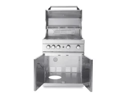 MyOutdoorKitchen Freistehender Gasgrill mit 4 Brennern und Infrarotbrenner Stainless Collection