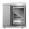 MyOutdoorKitchen Modul mit Kühlschrank und Aufbewahrungsschrank Stainless Collection