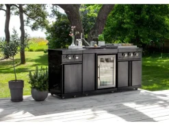 MyOutdoorKitchen Teppanyaki Modul Black Collection