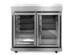 MyOutdoorKitchen Zweitüriger Modul-Kühlschrank Stainless Collection