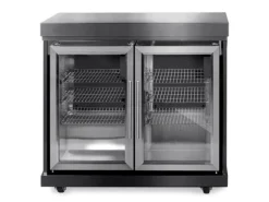 MyOutdoorKitchen Zweitüriger Modul-Kühlschrank Black Collection