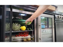 MyOutdoorKitchen Zweitüriger Modul-Kühlschrank Black Collection