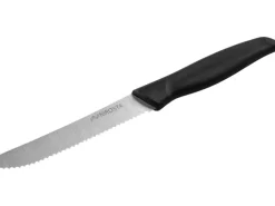 Nirosta Frühstücksmesser Basic 20 cm Schwarz