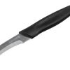 Nirosta Schälmesser Basic 17 cm Schwarz