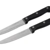 Nirosta Steakmesser Mega 21 cm Schwarz 2 Stück
