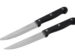 Nirosta Steakmesser Mega 21 cm Schwarz 2 Stück