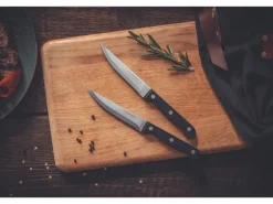 Nirosta Steakmesser Mega 21 cm Schwarz 2 Stück