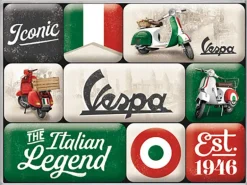 Nostalgic-Art Magnet-Set Vespa Italian Legend