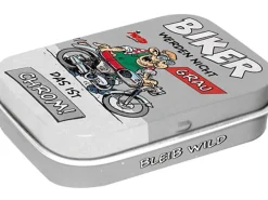 Nostalgic-Art Pillendose Motomania Biker werden nicht grau