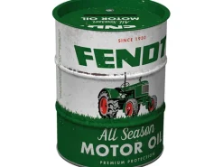 Nostalgic-Art Spardose Ölfass Fendt - All Season Motor Oil Ø 9,3 cm x 11,7 cm