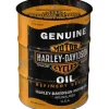 Nostalgic-Art Spardose Ölfass Harley-Davidson - Genuine Oil Ø 9,3 cm x 11,7 cm