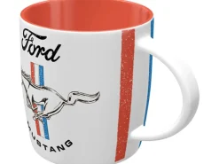 Nostalgic-Art Tasse Ford Mustang Horse & Stripes Logo
