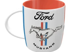 Nostalgic-Art Tasse Ford Mustang Horse & Stripes Logo