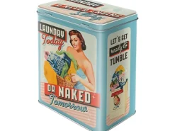 Nostalgic-Art Vorratsdose Laundry Today or Naked Tomorrow L 10 x 14 x 20 cm