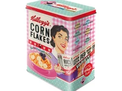 Nostalgic-Art Vorratsdose L Kellogg's Happy Hostess Corn Flakes 20 x 14 x 10 cm