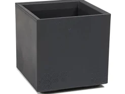 Ondis24 Pflanzkübel 40 Caro Rollen 100 Prozent Anthrazit Blumentopf Pflanzgefäß