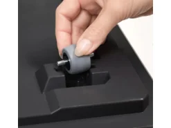 Ondis24 Pflanzkübel 40 Caro Rollen 100 Prozent Anthrazit Blumentopf Pflanzgefäß