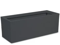 Ondis24 Pflanzkübel Graphit 57 L Anthrazit Blumentopf Pflanzgefäß