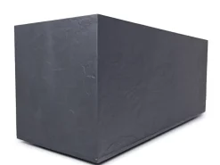 Ondis24 Pflanzkübel Vulkan 100 Blumentopf Doppelwandig Anthrazit Blumentopf Pflanzgefäß