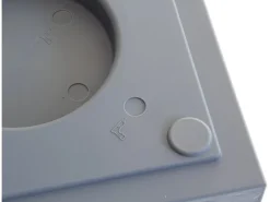 Ondis24 Pflanzkübel Vulkan 57 L Grau Blumentopf Pflanzgefäß