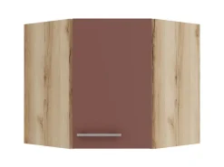 OPTIFIT Bari407 Küchen-Eckoberschrank 60 x 60 cm Rostrot