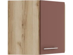 OPTIFIT Bari407 Küchen-Eckoberschrank 60 x 60 cm Rostrot