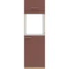 OPTIFIT Bari407 Küchen-Geräteumbauschrank 60 cm Rostrot