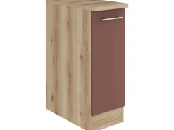 OPTIFIT Bari407 Küchen-Unterschrank 30 cm Rostrot