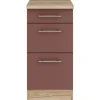 OPTIFIT Bari407 Küchen-Unterschrank 40 cm Rostrot