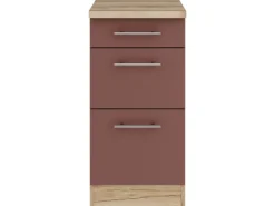 OPTIFIT Bari407 Küchen-Unterschrank 40 cm Rostrot