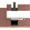 OPTIFIT Bari407 Küchenzeile 270 cm Rostrot