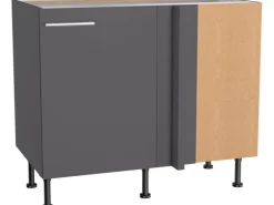 Optifit Eckunterschrank für Geschirrsp. Ingvar420 100/65x87x58,4 cm Anthr. Matt