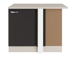 OPTIFIT Faro220 Küchen-Eck-Unterschrank 110 cm Anthrazit