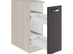 OPTIFIT Faro220 Küchen-Unterschrank 30 cm Anthrazit