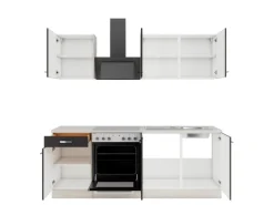 OPTIFIT Faro220 Küchenzeile 210 cm Anthrazit