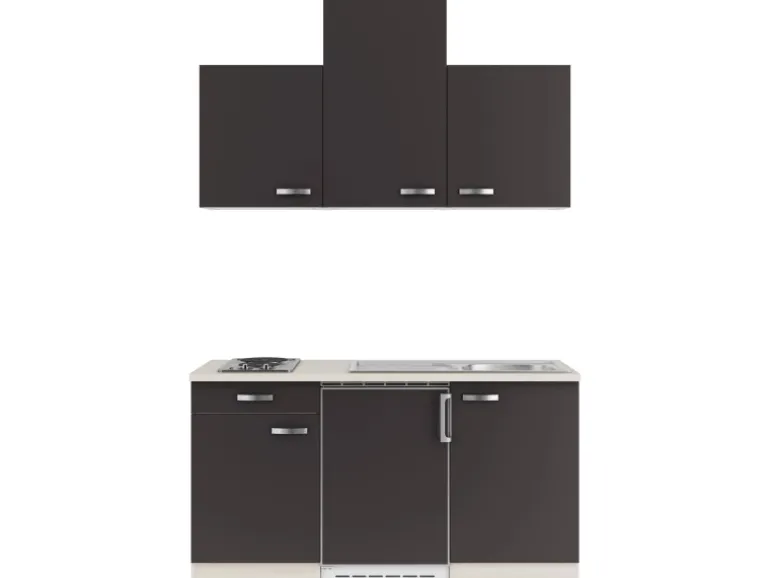 OPTIFIT Faro220 Miniküche 150 cm Anthrazit